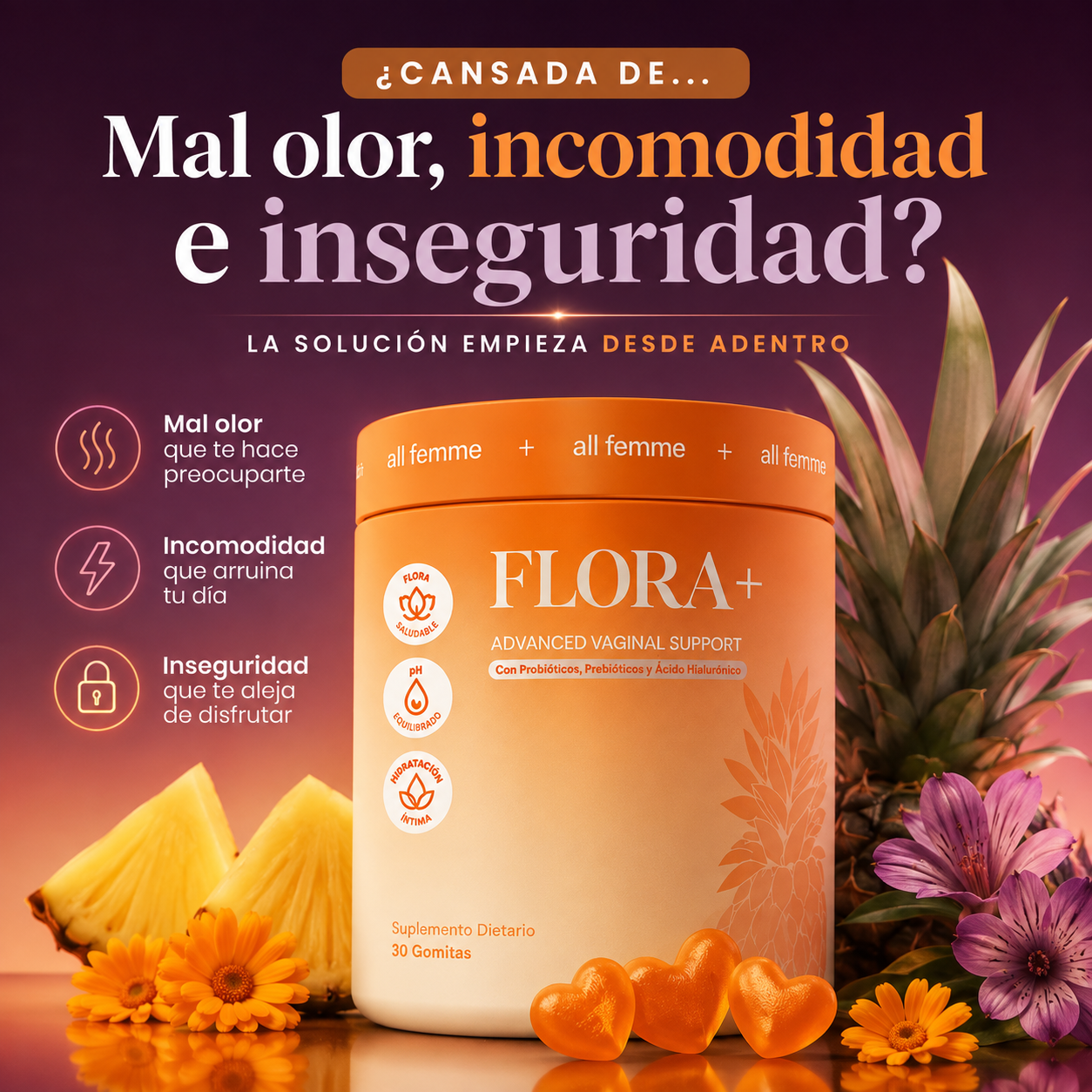 Despídete del olor vaginal y restaura tu pH — de forma natural