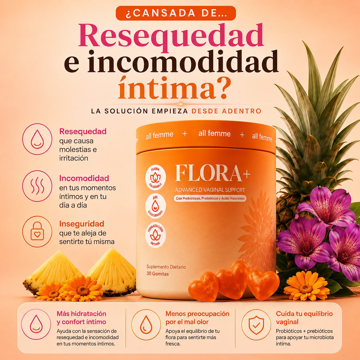 FLORA – Probiótico Natural
