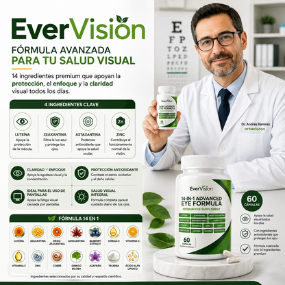EverVision X14 - Fórmula avanzada para tu salud visual