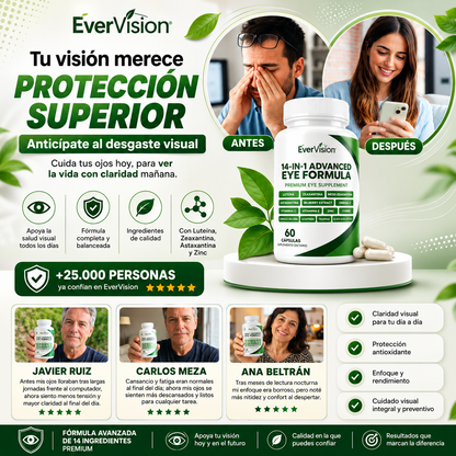 EverVision X14 - Fórmula avanzada para tu salud visual