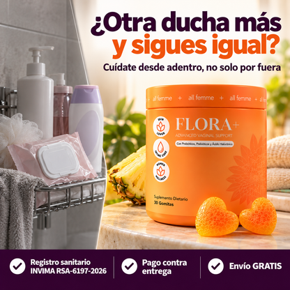 FLORA – Gomitas probióticas | Cuida tu flora desde adentro